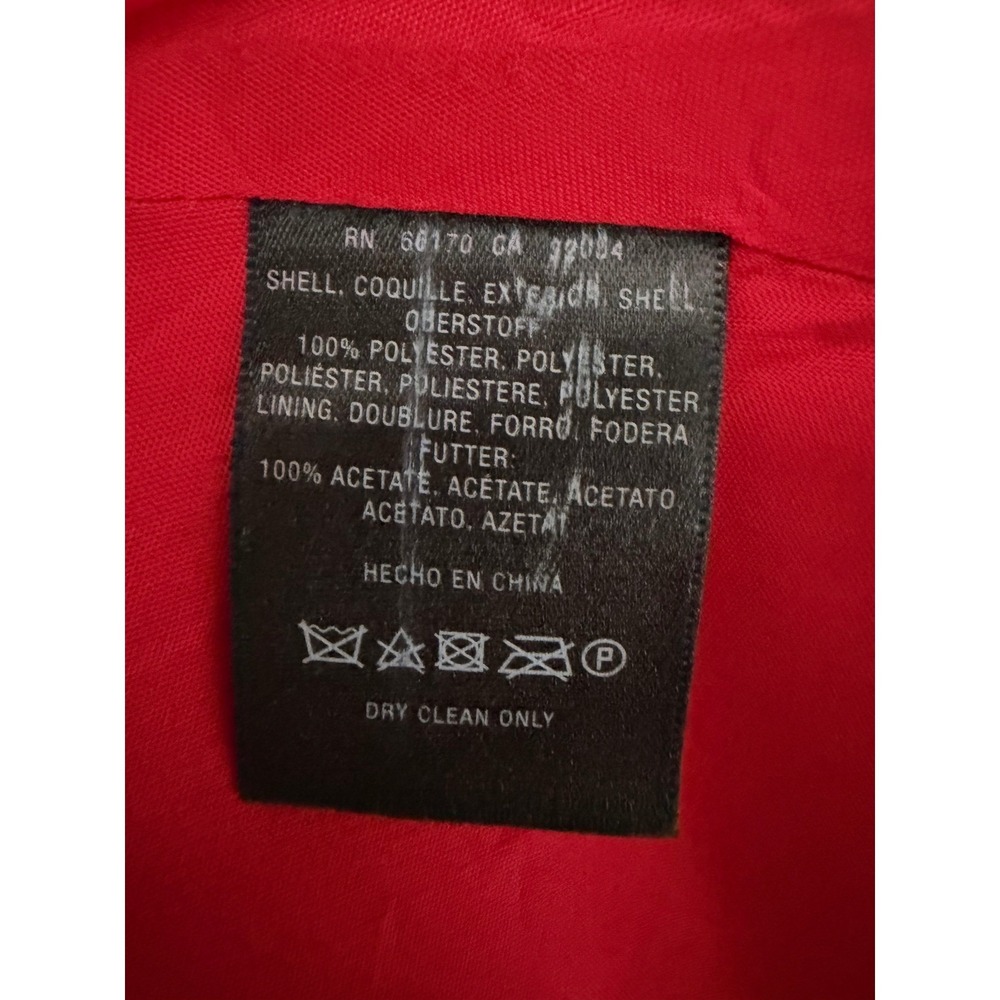 Jill Jill Stuart Red Dress Popover Halter Gown 2 Minimalist Elegant Gala - Picture 11 of 11